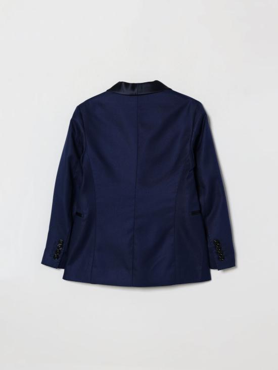26SS [키즈] 브루넬로 쿠치넬리 캐주얼 자켓 BR483S720 C004 Blue - BRUNELLO CUCINELLI