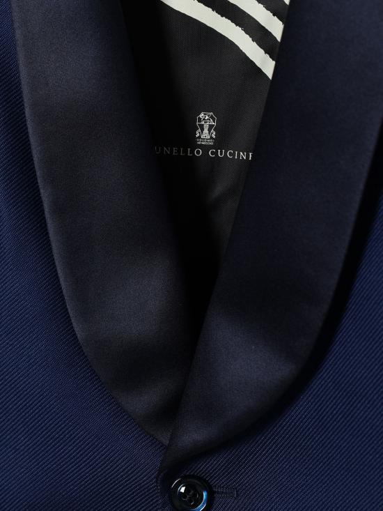 26SS [키즈] 브루넬로 쿠치넬리 캐주얼 자켓 BR483S720 C004 Blue - BRUNELLO CUCINELLI