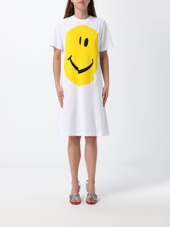 26SS 모스키노 미디 스커트 04510441 1001 White