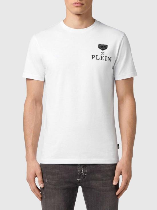 26SS 필립 플레인 반팔 티셔츠 UAFCMTK9383PJY002N 01 White