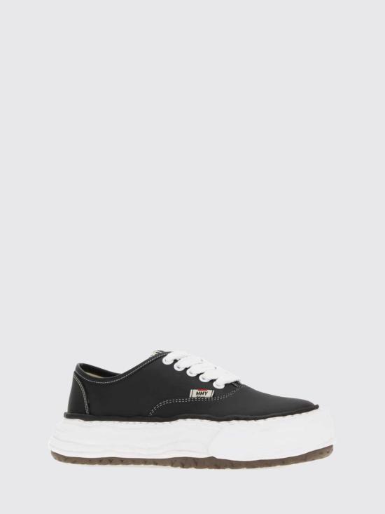 26SS 메종 미하라 야스히로 베이커 26 OG 솔 레더 로우탑 스니커즈 A16FW702 Black - MAISON MIHARA YASUHIRO