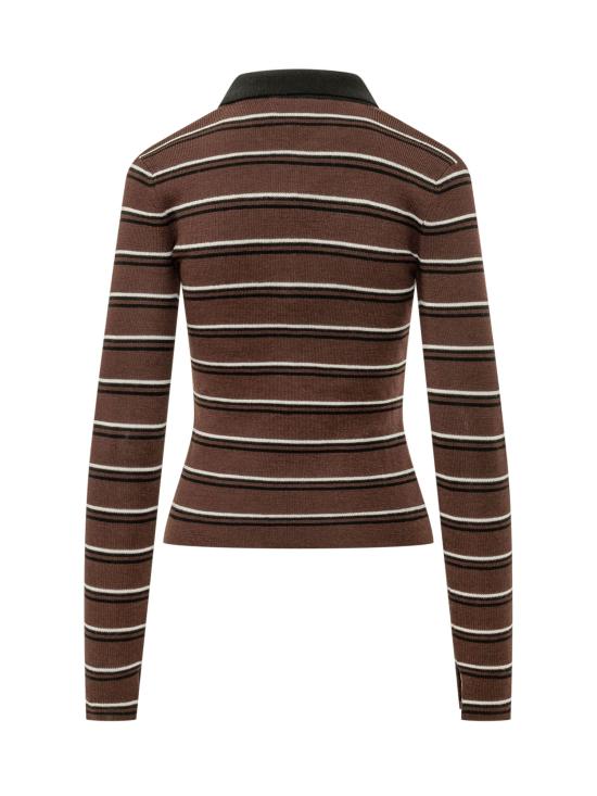 26FW 가니 폴로 티셔츠 A1170004 999 MULTICOLOR - GANNI
