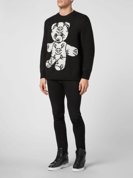 26SS 필립 플레인 스웨터 LABCMKO1023PKN002N 02 Black - PHILIPP PLEIN