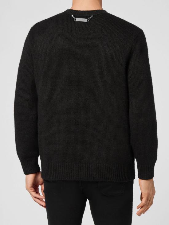 26SS 필립 플레인 스웨터 LABCMKO1023PKN002N 02 Black - PHILIPP PLEIN