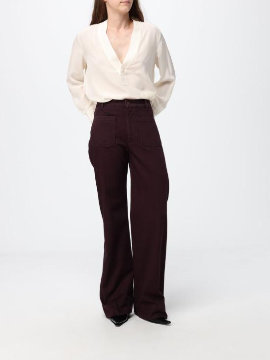 26FW 빅토리아 베컴 스트레이트 팬츠 1326DJE007252P 9887 Violet - VICTORIA BECKHAM
