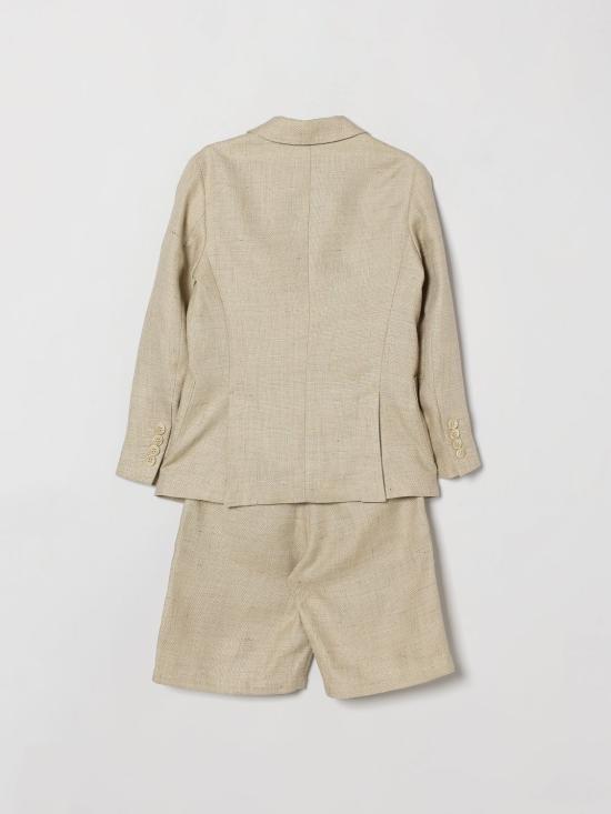 26SS [키즈] 브루넬로 쿠치넬리 캐주얼 세트 BZ403A138 C042 Beige - BRUNELLO CUCINELLI