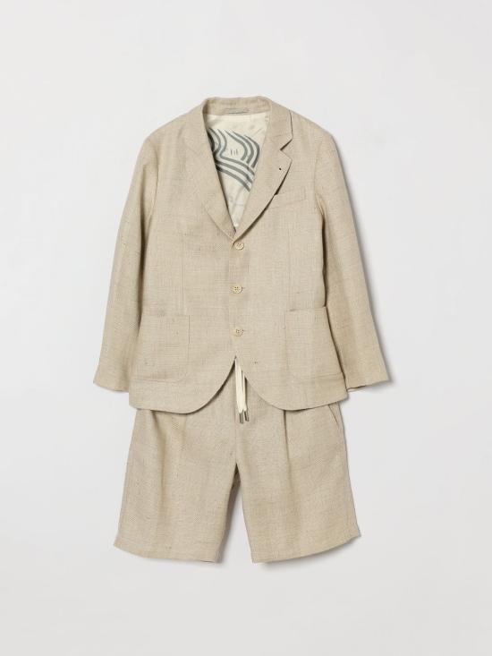 26SS [키즈] 브루넬로 쿠치넬리 캐주얼 세트 BZ403A138 C042 Beige