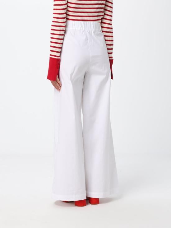 26SS 세미쿠튀르 스트레이트 팬츠 Y6SK44 A090 White - SEMI-COUTURE