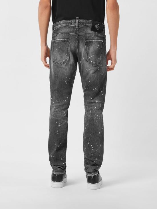 26FW 필립 플레인 데님 팬츠 FAECMDT4138PDE004N 02MW Black