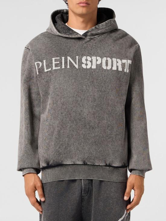26FW 플레인스포츠 후드 티셔츠 PAFCMJB3994STE003N 02 Black