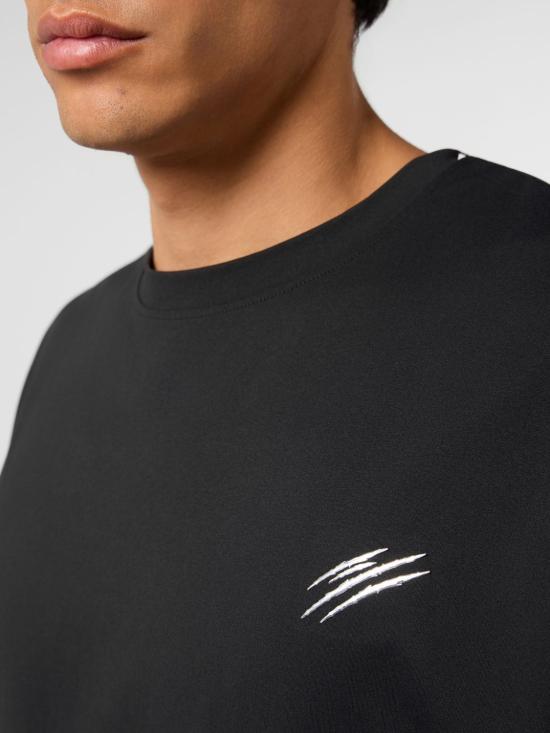 26FW 플레인스포츠 반팔 티셔츠 PAFCMTK8981SJY001N 02 Black - PLEIN SPORT
