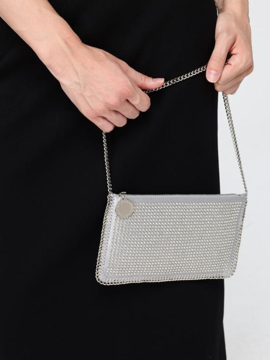 26SS 스텔라 맥카트니 클러치/파우치 7P0076WP0702 8101 Silver - STELLA MCCARTNEY