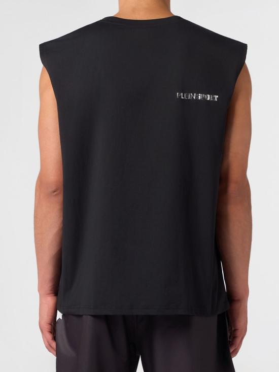 26FW 플레인스포츠 반팔 티셔츠 PAFCMTK8982SJY001N 02 Black - PLEIN SPORT
