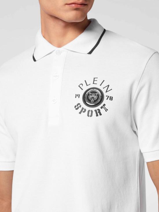 26SS 플레인스포츠 폴로 티셔츠 PADCMTK7236STE003N 0102 White - PLEIN SPORT