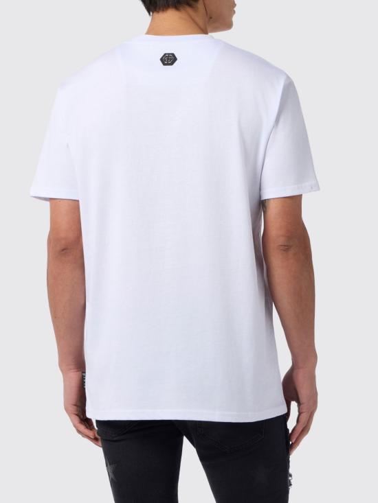 26SS 필립 플레인 반팔 티셔츠 SAFCMTK8884PJY002N 01 White - PHILIPP PLEIN