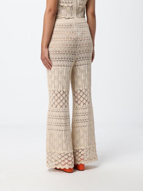 26SS 세미쿠튀르 팔라초 팬츠 S6SF06 A070 White - SEMI-COUTURE