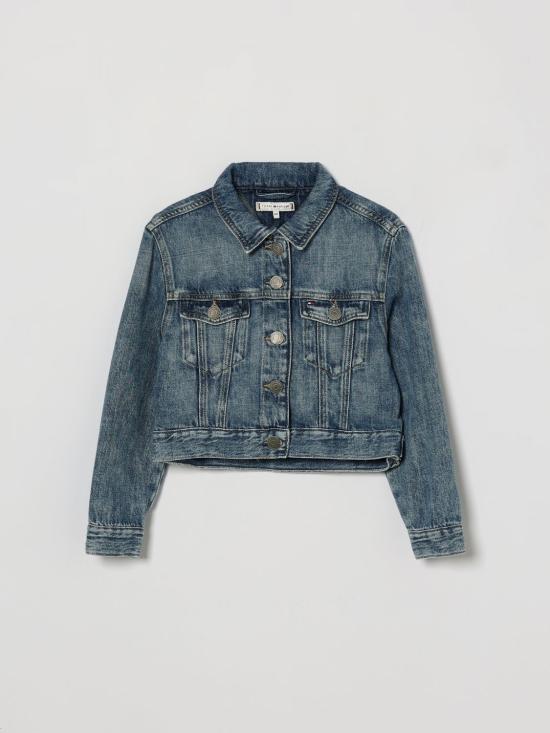 26SS [키즈] 타미힐피거 데님 자켓 KG0KG09371 1A4 Denim