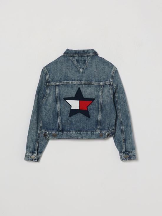 26SS [키즈] 타미힐피거 데님 자켓 KG0KG09371 1A4 Denim - TOMMY HILFIGER