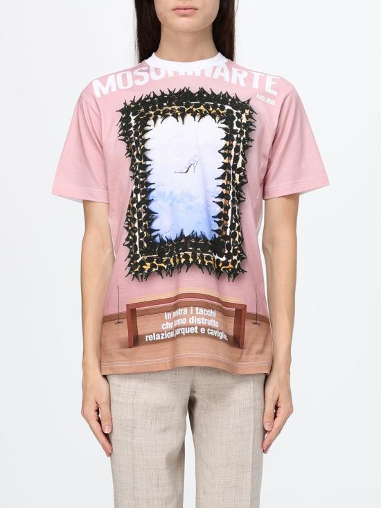 26SS 모스키노 반팔 티셔츠 07150441 1888 Multicolor