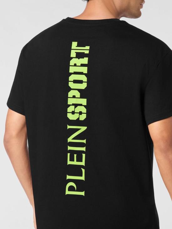 26FW 플레인스포츠 반팔 티셔츠 AAECMTK8758STE001N 0227 Black 2 - PLEIN SPORT