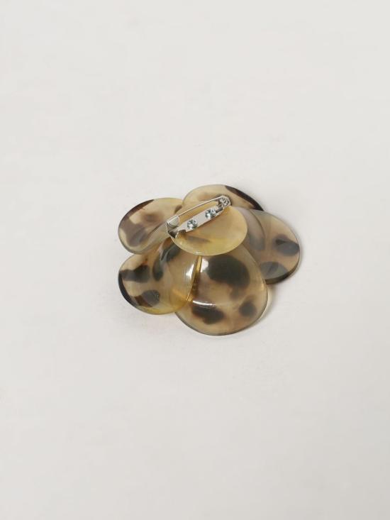 26SS 알루주얼스 브로치 SPILLE FIORE CORNO UNICO Yellow - Allujewels