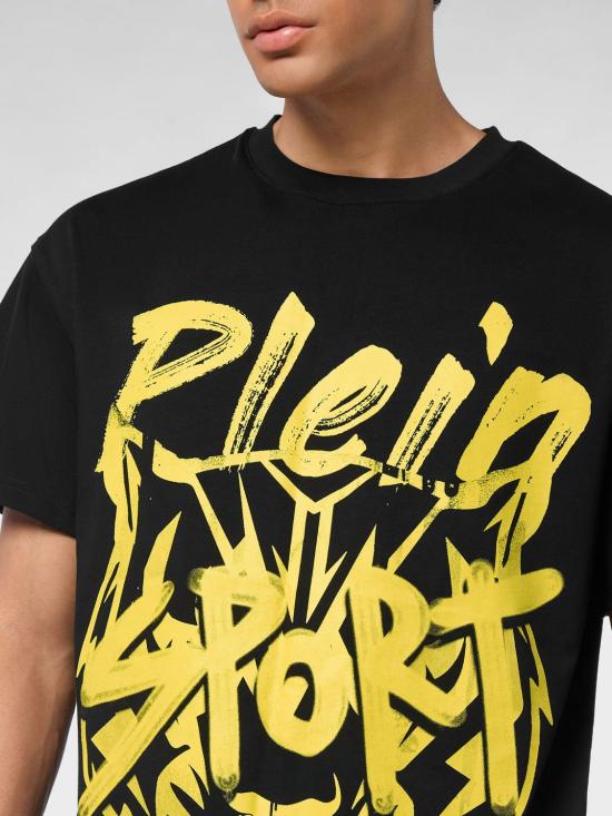 26SS 플레인스포츠 반팔 티셔츠 UAECMTK8577SJY001N 0209 Black 1 - PLEIN SPORT