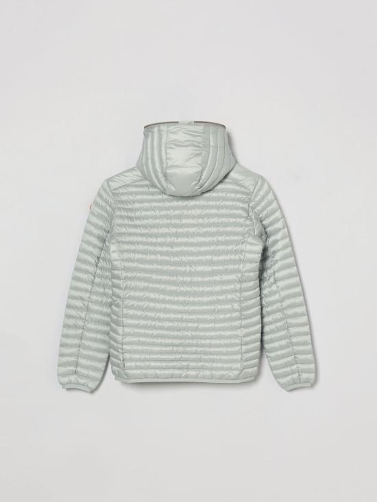 26SS [키즈] 세이브더덕 패딩 J32310GIRIS22 10008 Silver - SAVE THE DUCK