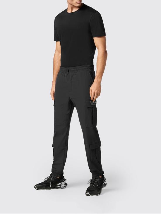 26SS 플레인스포츠 스트레이트 팬츠 AADCMJT2453SXV005N 02 Black - PLEIN SPORT