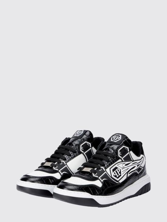 26SS 필립 플레인 스니커즈 SAFSMSC4075PLE005N 0102 White 1 - PHILIPP PLEIN