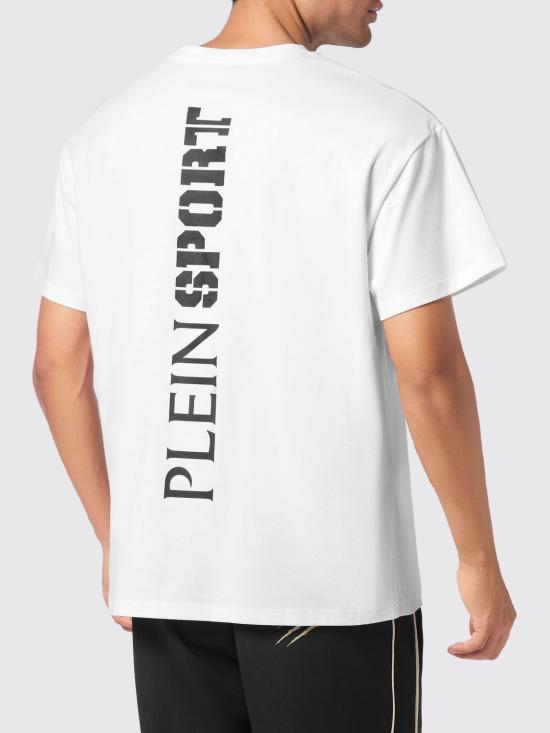 26FW 플레인스포츠 반팔 티셔츠 AAECMTK8758STE001N 01 White - PLEIN SPORT