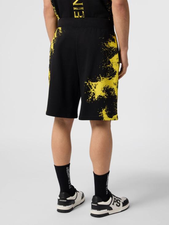 26SS 플레인스포츠 숏팬츠 UAECMJT2688STE003N 02 Black - PLEIN SPORT