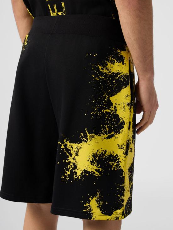 26SS 플레인스포츠 숏팬츠 UAECMJT2688STE003N 02 Black - PLEIN SPORT