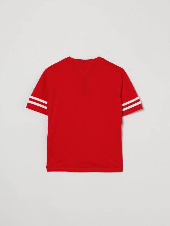 26SS [키즈] 타미힐피거 티셔츠 KB0KB10299 XL8 Red - TOMMY HILFIGER