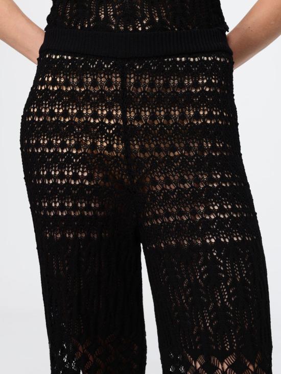 26SS 세미쿠튀르 팔라초 팬츠 S6SF06 Y690 Black - SEMI-COUTURE