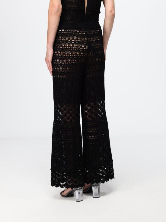 26SS 세미쿠튀르 팔라초 팬츠 S6SF06 Y690 Black - SEMI-COUTURE