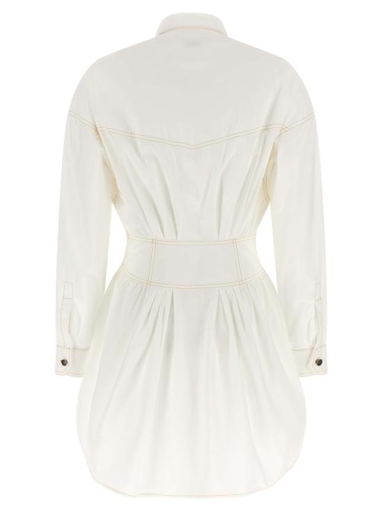 26FW 베르사체 숏 원피스 10258151A183961W010 White - VERSACE