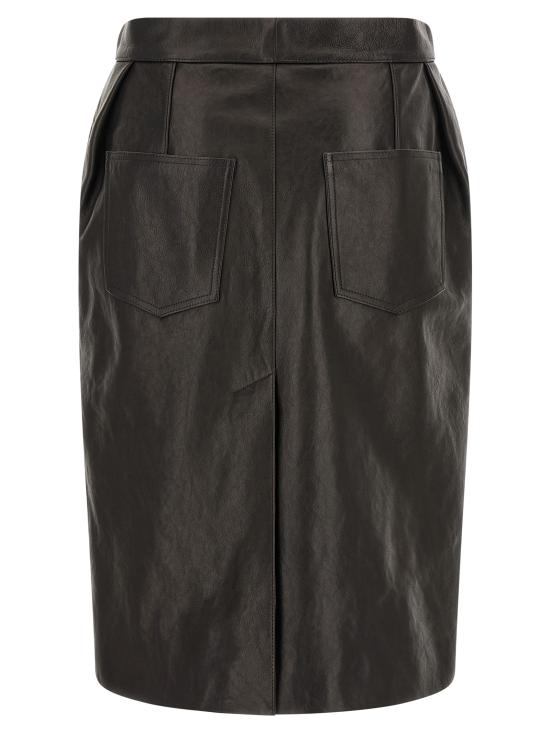 26FW 마그다뷰트림 미디 스커트 300726BLACK - MAGDA BUTRYM