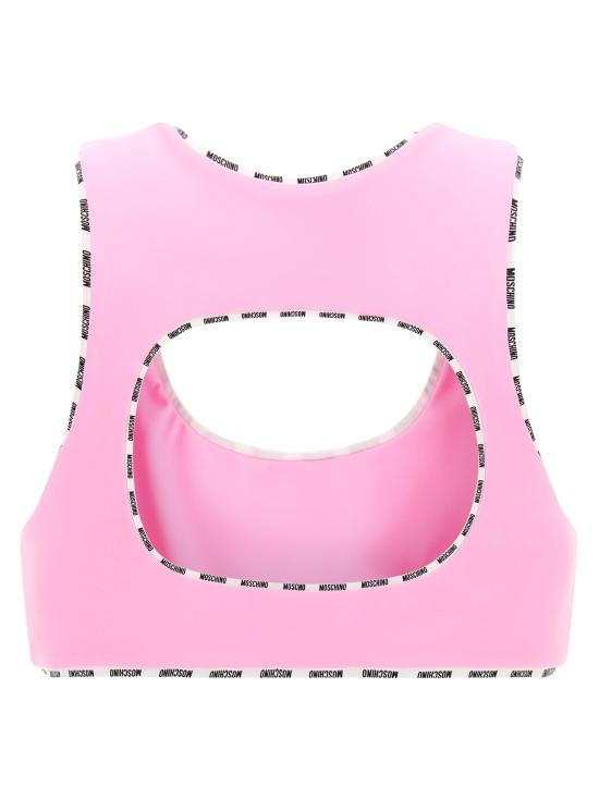 26FW 모스키노 트레이닝 티셔츠 A140155450207 Pink - MOSCHINO