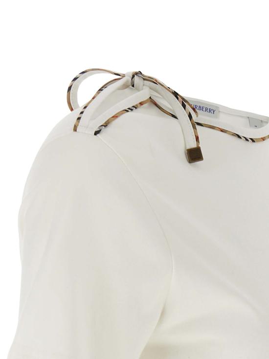 26FW 버버리 반팔 티셔츠 8127210CHALK White - BURBERRY