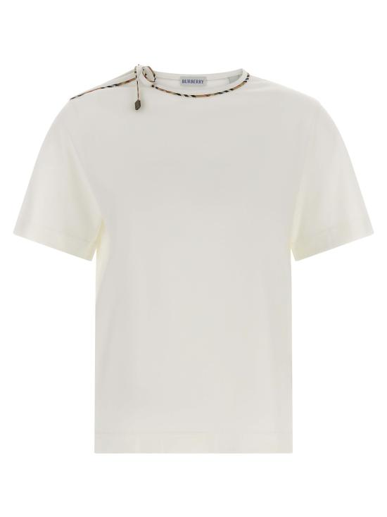 26FW 버버리 반팔 티셔츠 8127210CHALK White