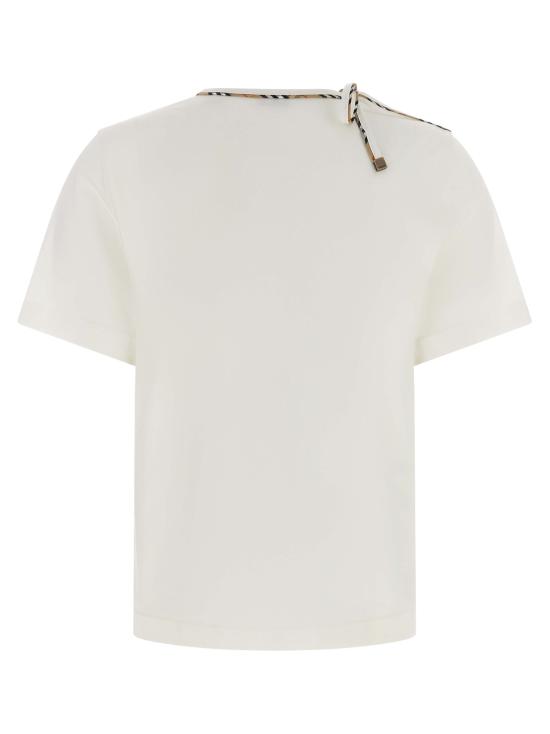 26FW 버버리 반팔 티셔츠 8127210CHALK White - BURBERRY