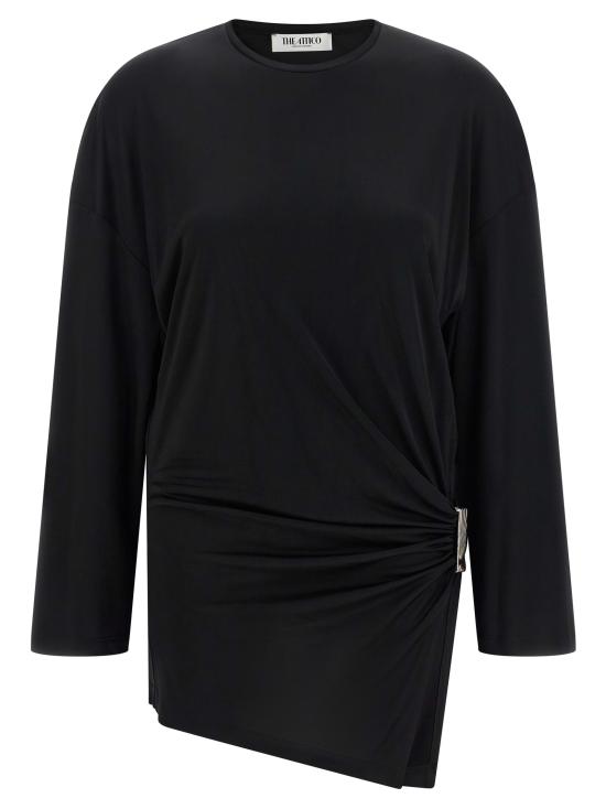26FW 디 아티코 숏 원피스 261WCA00453VVV107AA100 Black