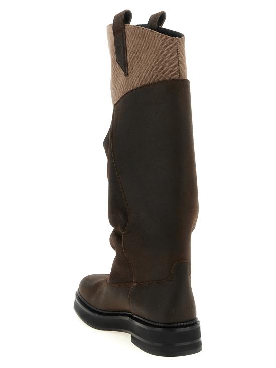 26FW 디 아티코 부츠 261WSH00902MIX124AA215 Brown - THE ATTICO