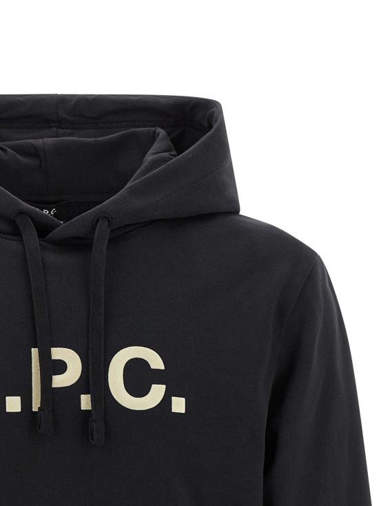 26FW 아페쎄 후드 티셔츠 COHBNM37012LPA Black - A.P.C.