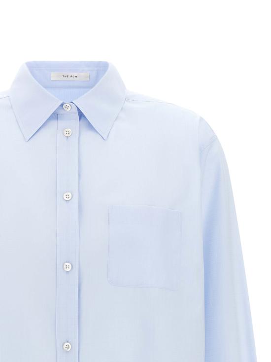 26FW 더로우 블라우스 11128W4570LTB Light Blue - THE ROW