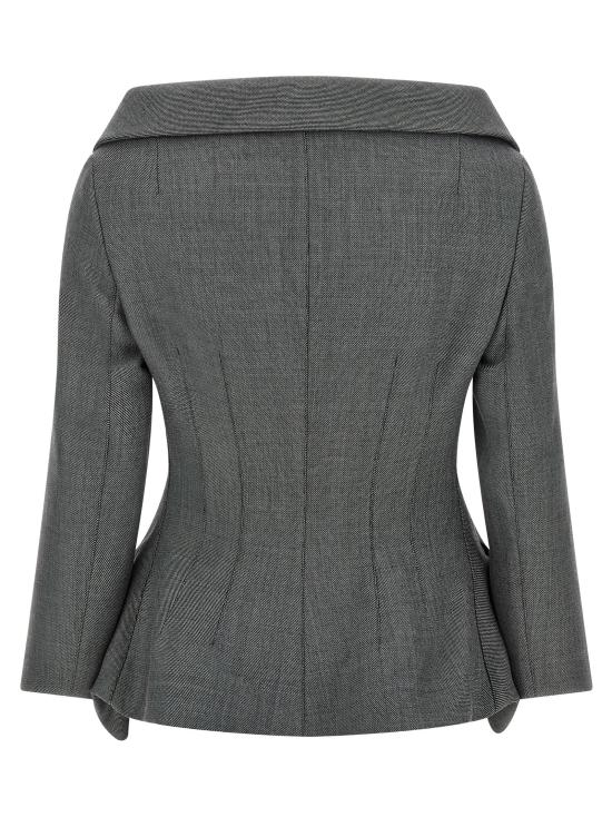 26FW 마그다뷰트림 수트 자켓 101726GREY Gray - MAGDA BUTRYM