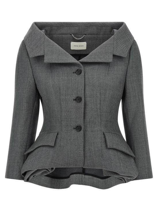 26FW 마그다뷰트림 수트 자켓 101726GREY Gray
