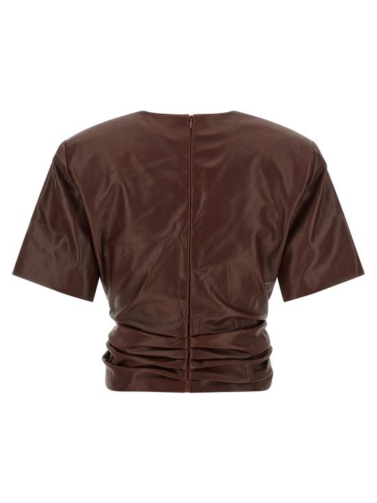 26FW 마그다뷰트림 반팔 티셔츠 280726BROWN - MAGDA BUTRYM