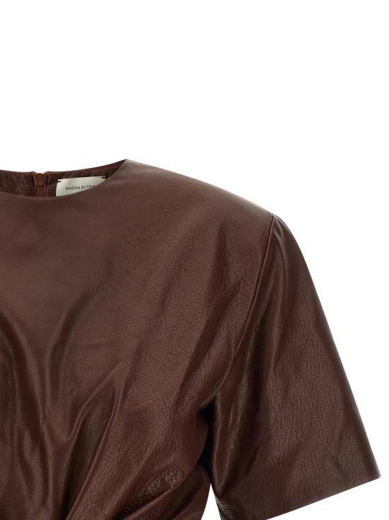 26FW 마그다뷰트림 반팔 티셔츠 280726BROWN - MAGDA BUTRYM