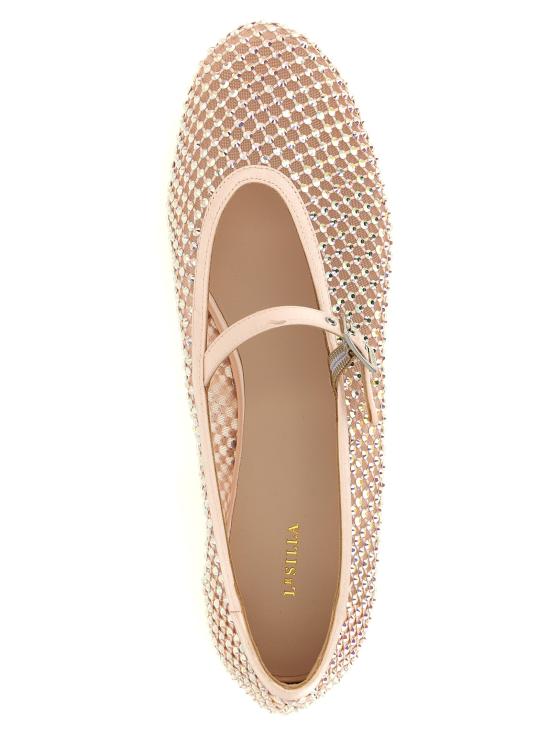 26SS 레실라 플랫 슈즈 0189C020MTPPSAS986 Pink - LE SILLA